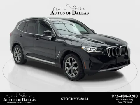 White 2024 BMW X3 sDrive30i X LINE,NAV,CAM,PANO,HTD STS,BLIND SPOT for sale in Plano, TX