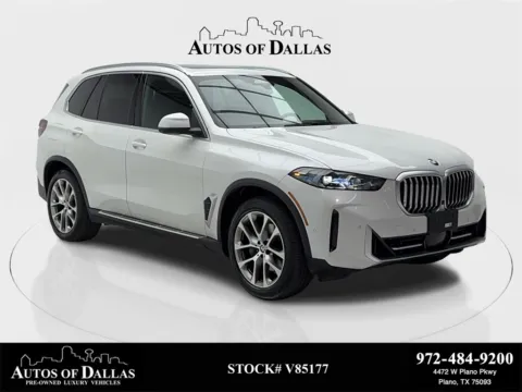 White 2024 BMW X5 sDrive40i X LINE,NAV,CAM,PANO,CLMT STS,HEADS UP for sale in Plano, TX