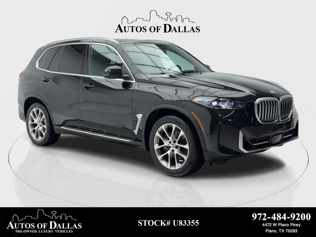 White 2024 BMW X5 sDrive40i X LINE,NAV,CAM,PANO,CLMT STS,HEADS UP for sale in Plano, TX