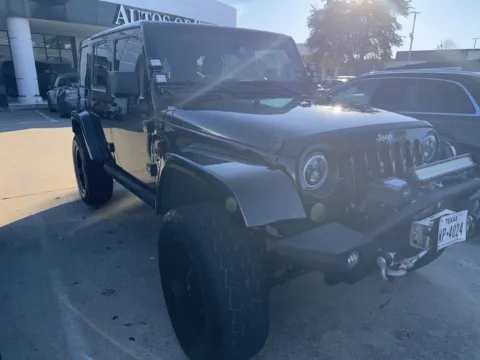 Black 2015 Jeep Wrangler Unlimited Sahara for sale in Plano, TX