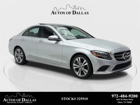 Black 2020 Mercedes-Benz C-Class C 300 NAV READY,CAM,PANO,HTD STS,BLIND SPOT for sale in Plano, TX
