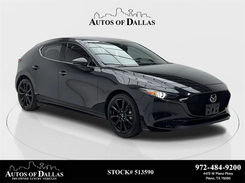 Black 2022 Mazda Mazda3 Premium for sale in Plano, TX