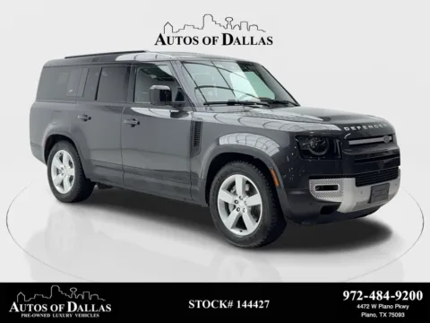 Gray 2023 Land Rover Defender 130 First Edition NAV,CAM,PANO,HTD STS,BLIND SPOT,3RD for sale in Plano, TX