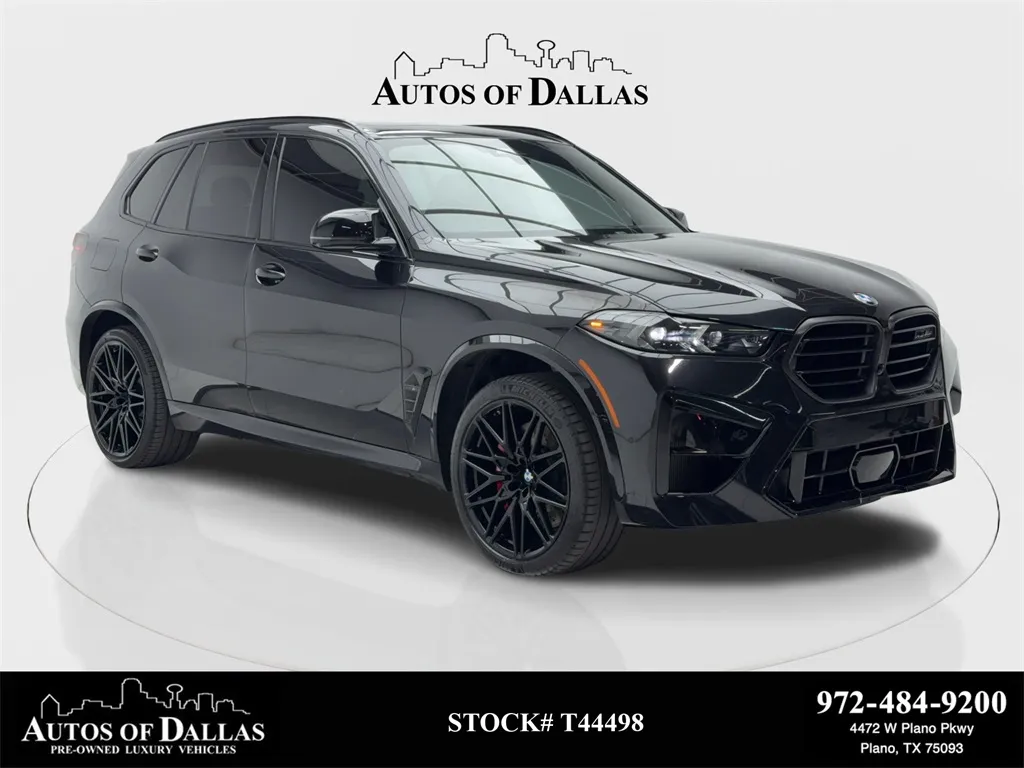 Black 2024 BMW X5 M Competition NAV,CAM,PANO,CLMT STS,22" WHLS for sale in Plano, TX