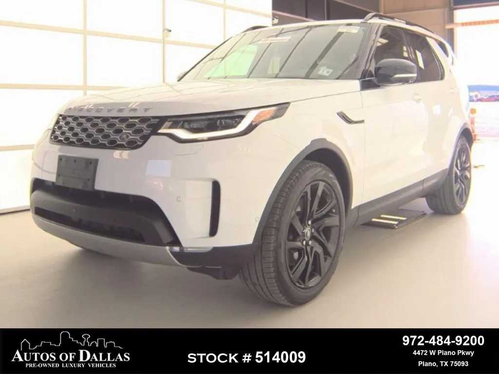 White 2025 Land Rover Discovery S NAV,CAM,PANO,HTD STS,BLIND SPOT,3RD ROW for sale in Plano, TX