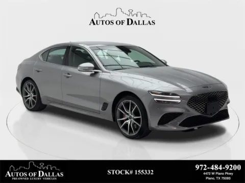 Silver 2025 Genesis G70 2.5T NAV,CAM,HTD STS,BLIND SPOT,19" WLS for sale in Plano, TX