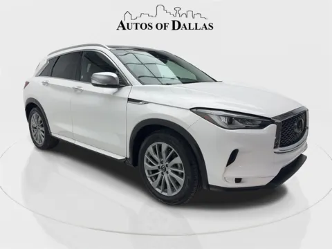 Photos of 2024 INFINITI QX50 LUXE CAM,PANO,HTD STS,BLIND SPOT,19" WLS for sale in Plano, TX at Autos of Dallas - Plano