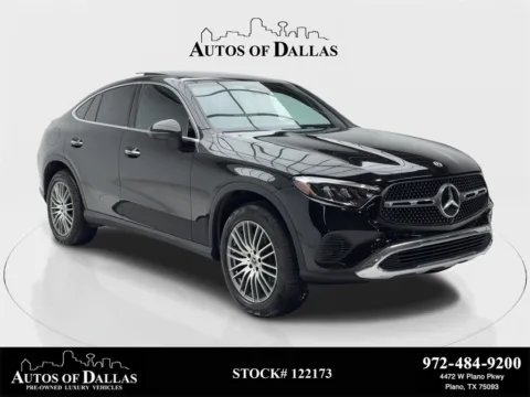Black 2024 Mercedes-Benz GLC 300 Coupe NAV,CAM,PANO,HTD STS,BLIND SPOT for sale in Plano, TX