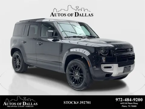 Black 2025 Land Rover Defender 110 S NAV,CAM,PANO,HTD STS,BLIND SPOT for sale in Plano, TX