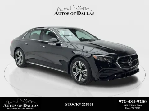 Black 2026 Mercedes-Benz E-Class E 350 NAV,CAM,PANO,HTD STS,BLIND SPOT for sale in Plano, TX