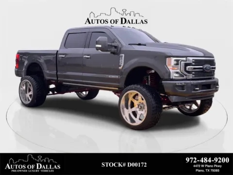 Gray 2020 Ford F-250SD Limited for sale in Plano, TX