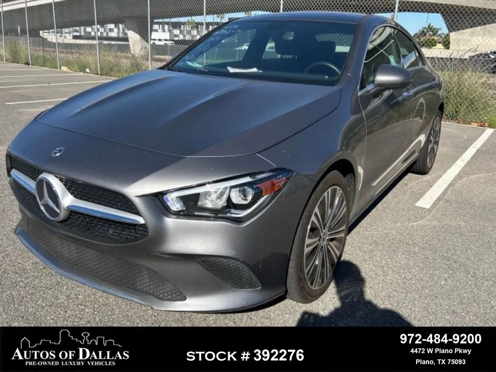 Black 2023 Mercedes-Benz CLA 250 NAV,CAM,PANO,HTD STS,BLIND SPOT for sale in Plano, TX