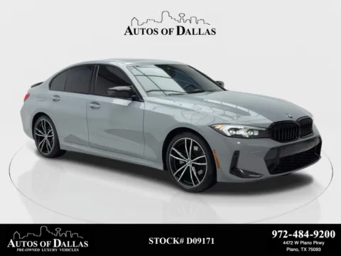 Gray 2023 BMW 3 Series 330i xDrive M SPORT,NAV,CAM,SUNROOF,HEADS UP for sale in Plano, TX