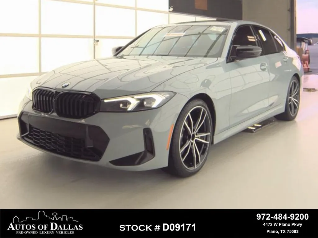 Gray 2023 BMW 3 Series 330i xDrive M SPORT,NAV,CAM,SUNROOF,HEADS UP for sale in Plano, TX