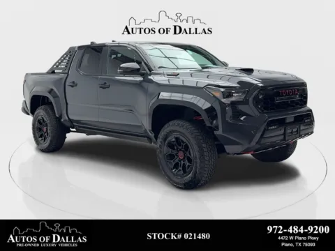 Black 2025 Toyota Tacoma Hybrid TRD Sport NAV,CAM,SUNROOF,CLMT STS,BLIND SPOT,HEAD for sale in Plano, TX