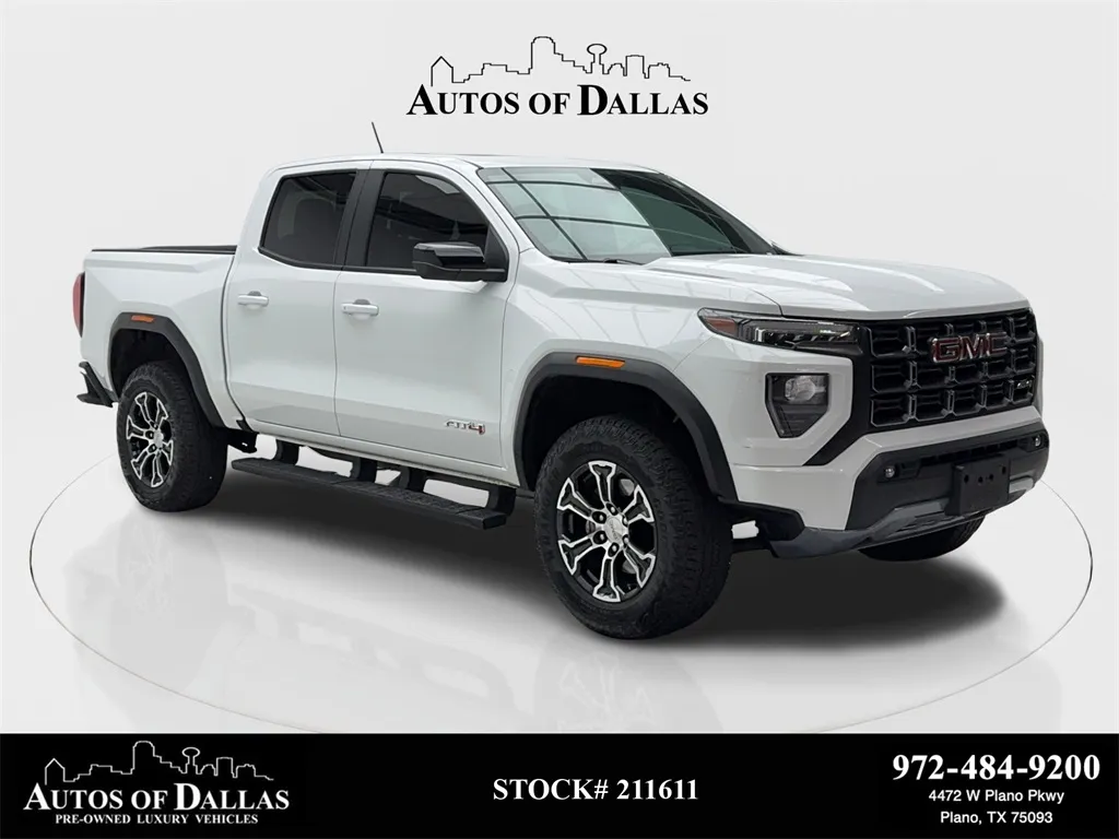 White 2024 GMC Canyon AT4 for sale in Plano, TX