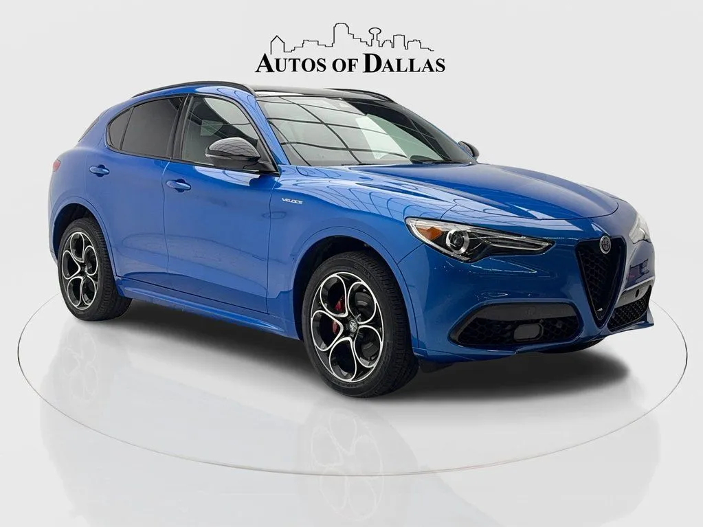 Red 2023 Alfa Romeo Stelvio Veloce NAV,CAM,PANO,HTD STS,BLIND SPOT,21" WLS for sale in Plano, TX