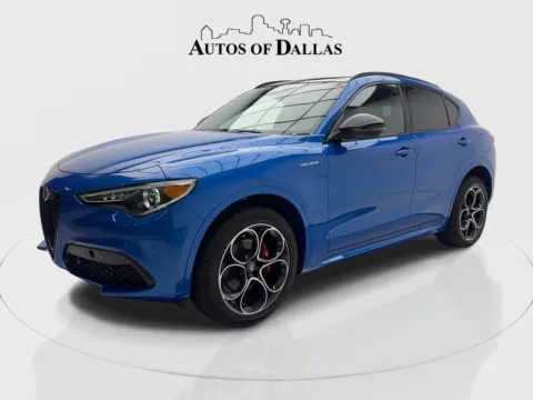 More photos of 2023 Alfa Romeo Stelvio Veloce NAV,CAM,PANO,HTD STS,BLIND SPOT,21" WLS at Autos of Dallas - Plano, TX