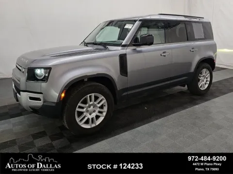 Gray 2023 Land Rover Defender 110 S NAV,CAM,PANO,HTD STS,BLIND SPOT,20" WLS for sale in Plano, TX
