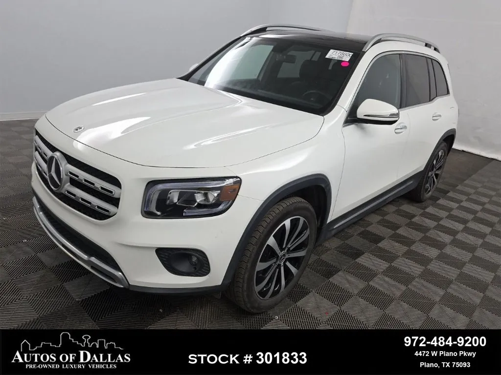 Black 2023 Mercedes-Benz GLB 250 NAV,CAM,PANO,HTD STS,BLIND SPOT,3RD ROW for sale in Plano, TX