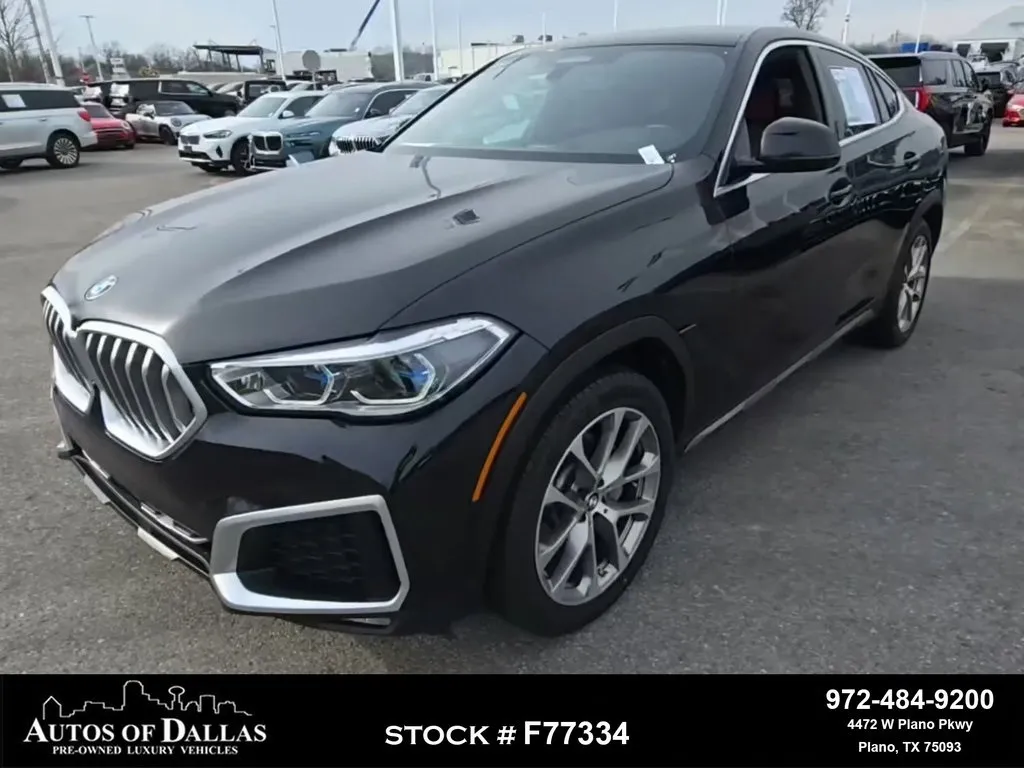 2021 BMW X6 xDrive40i LUXURY STS,NAV,CAM,PANO,HEADS UP for sale in Plano, TX
