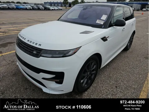 White 2023 Land Rover Range Rover Sport SE Dynamic NAV,CAM,PANO,CLMT STS,HEADS UP for sale in Plano, TX