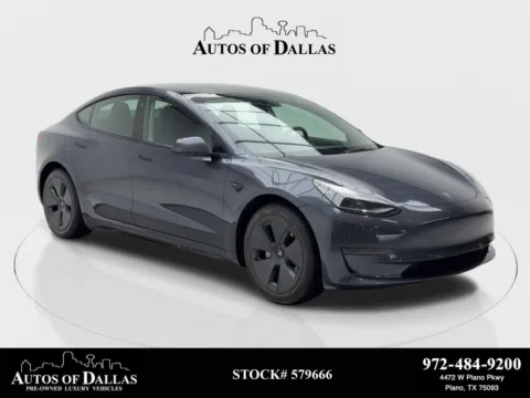 Blue 2023 Tesla Model 3 NAV,CAM,PANO,HTD STS,BLIND SPOT,18" WLS for sale in Plano, TX