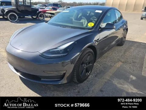 Blue 2023 Tesla Model 3 NAV,CAM,PANO,HTD STS,BLIND SPOT,18" WLS for sale in Plano, TX