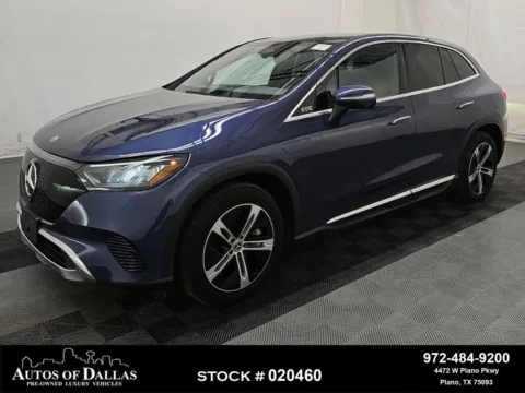 Blue 2023 Mercedes-Benz EQE 350 SUV NAV,CAM,PANO,CLMT STS,BLIND SPOT for sale in Plano, TX