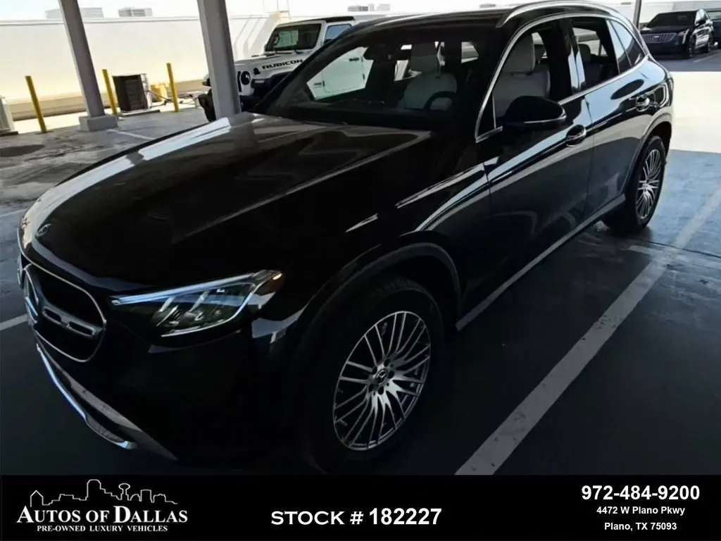 Black 2024 Mercedes-Benz GLC 300 NAV,CAM,PANO,HTD STS,BLIND SPOT,18" WLS for sale in Plano, TX