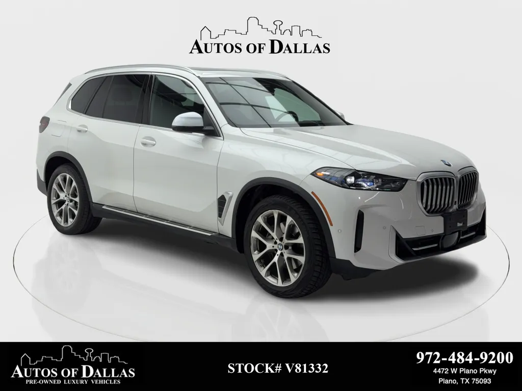 White 2024 BMW X5 sDrive40i X LINE,NAV,CAM,PANO,HTD STS,HEADS UP for sale in Plano, TX