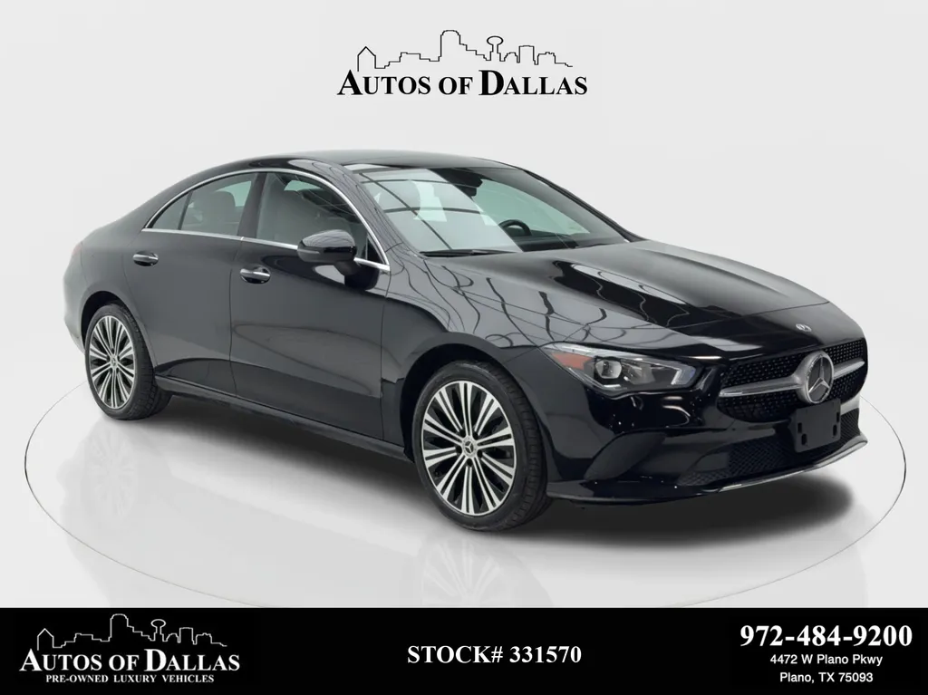 Black 2023 Mercedes-Benz CLA 250 NAV,CAM,PANO,HTD STS,BLIND SPOT for sale in Plano, TX