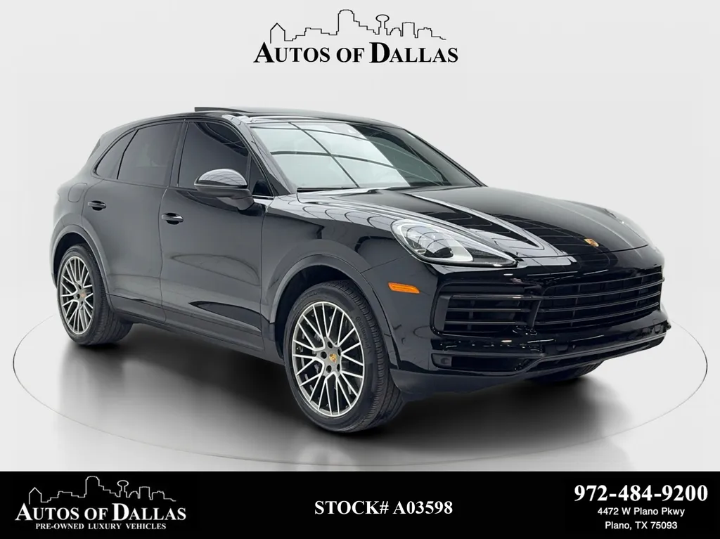 Black 2023 Porsche Cayenne Platinum Edition NAV,CAM,PANO,HTD STS,BLIND SPOT,2 for sale in Plano, TX