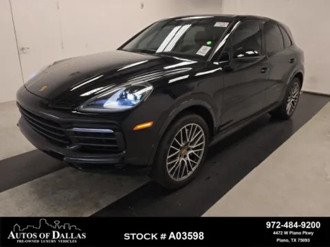 Black 2023 Porsche Cayenne Platinum Edition NAV,CAM,PANO,HTD STS,BLIND SPOT,2 for sale in Plano, TX
