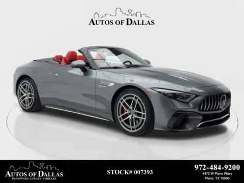 Black 2022 Mercedes-Benz SL-Class SL 55 AMG NAV,CAM,CLMT STS,HEADS UP for sale in Plano, TX