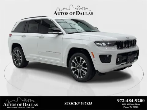 White 2023 Jeep Grand Cherokee Overland for sale in Plano, TX