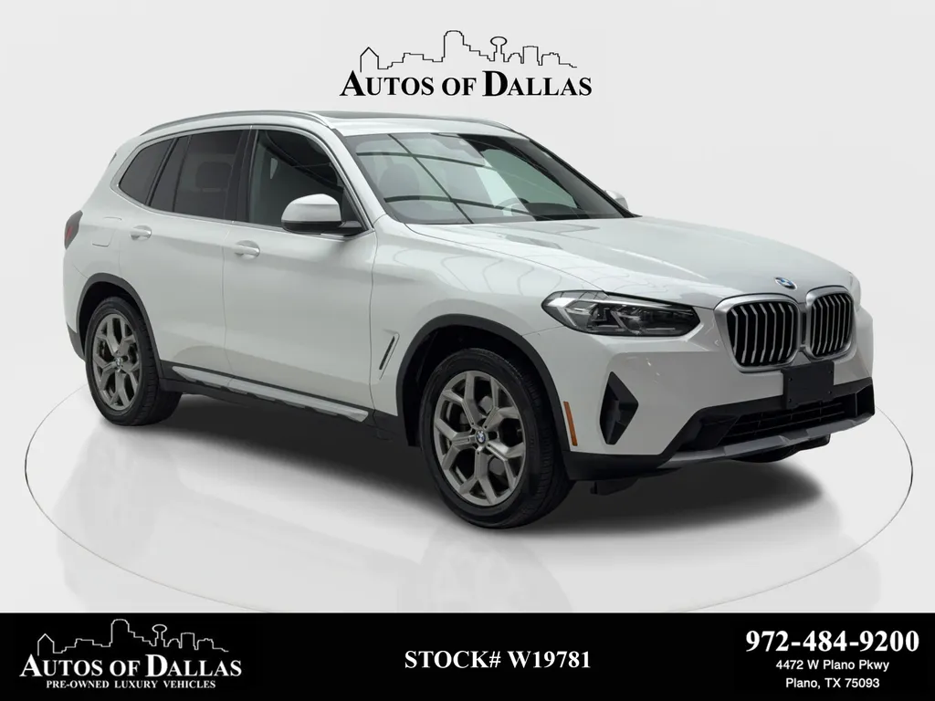 White 2024 BMW X3 sDrive30i X LINE,NAV,CAM,PANO,HTD STS,BLIND SPOT for sale in Plano, TX