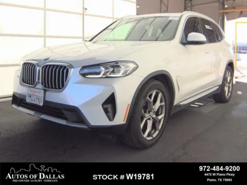 White 2024 BMW X3 sDrive30i X LINE,NAV,CAM,PANO,HTD STS,BLIND SPOT for sale in Plano, TX