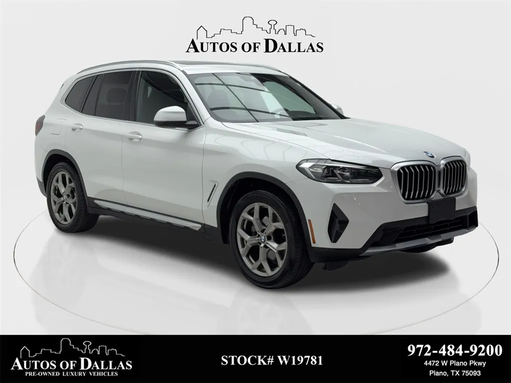 White 2024 BMW X3 sDrive30i X LINE,NAV,CAM,PANO,HTD STS,BLIND SPOT for sale in Plano, TX
