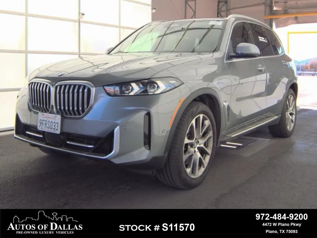 White 2024 BMW X5 sDrive40i X LINE,NAV,CAM,PANO,BLIND SPOT,HEADS UP for sale in Plano, TX