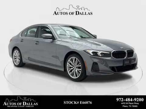 White 2024 BMW 3 Series 330i SPORT LINE,NAV,CAM,SUNROOF,BLIND SPOT for sale in Plano, TX
