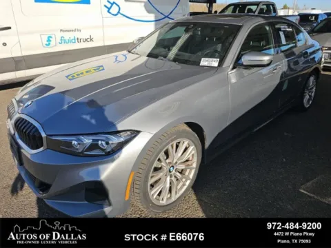 White 2024 BMW 3 Series 330i SPORT LINE,NAV,CAM,SUNROOF,BLIND SPOT for sale in Plano, TX