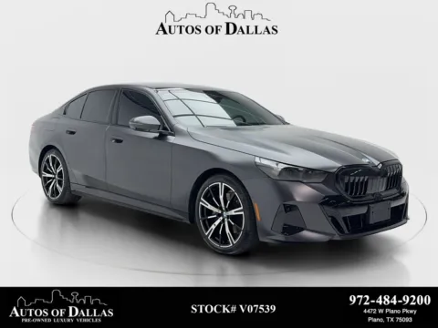 Gray 2026 BMW 5 Series 530i M SPORT,NAV,CAM,PANO,HTD STS,BLIND SPOT for sale in Plano, TX
