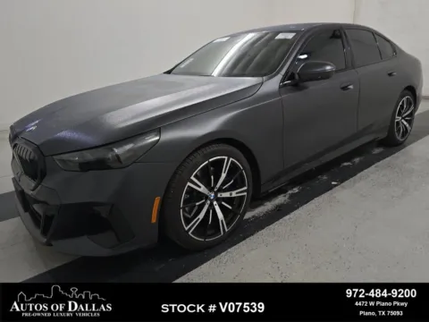 Gray 2026 BMW 5 Series 530i M SPORT,NAV,CAM,PANO,HTD STS,BLIND SPOT for sale in Plano, TX