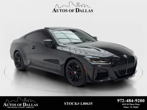 Black 2023 BMW 4 Series M440i NAV,CAM,SUNROOF,CLMT STS,HEADS UP,19" WLS for sale in Plano, TX