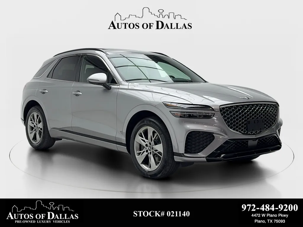 Silver 2022 Genesis GV70 3.5T Sport NAV,CAM,PANO,HTD STS,BLIND SPOT for sale in Plano, TX