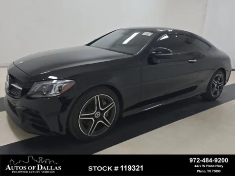 Photos of 2023 Mercedes-Benz C-Class C 300 Coupe AMG NIGHT PKG,NAV,CAM,PANO,BLIND SPOT for sale in Plano, TX at Autos of Dallas - Plano