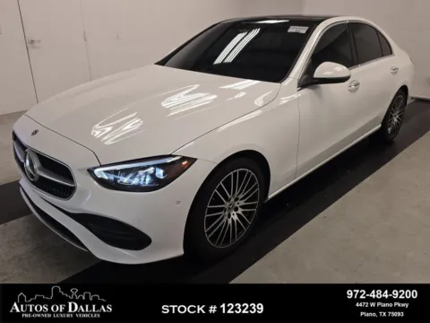Photos of 2023 Mercedes-Benz C-Class C 300 NAV,SUR CAM,PANO,CLMT STS,BLIND SPOT for sale in Plano, TX at Autos of Dallas - Plano