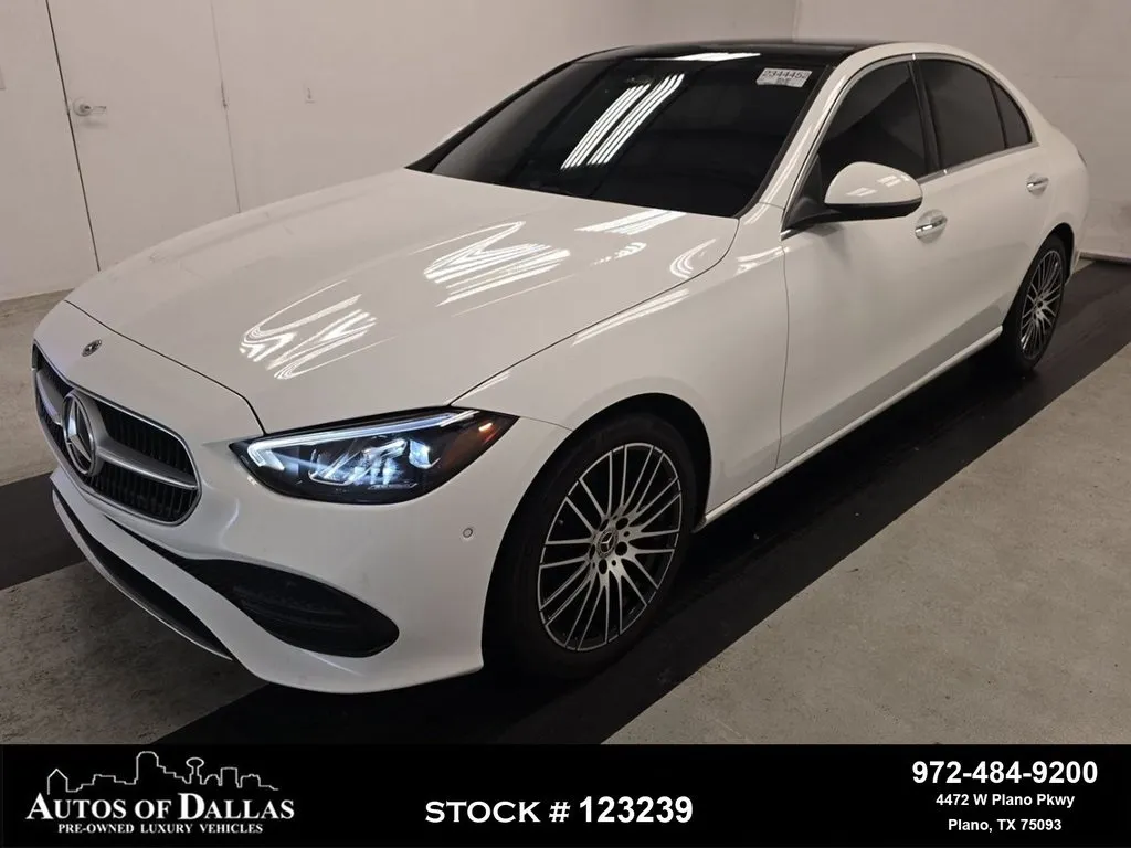 2023 Mercedes-Benz C-Class C 300 NAV,SUR CAM,PANO,CLMT STS,BLIND SPOT