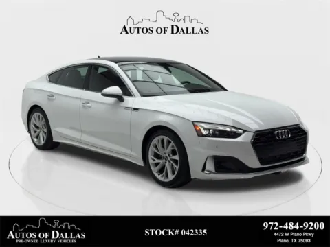 White 2023 Audi A5 Sportback Premium CAM,PANO,HTD STS,BLIND SPOT for sale in Plano, TX